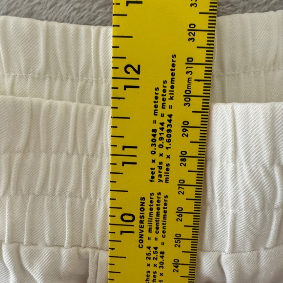 NWT $138‎ Lilly Pulitzer Women's Alaura Pull On Elastic Pants Large Ivory Resort - Picture 9 of 10